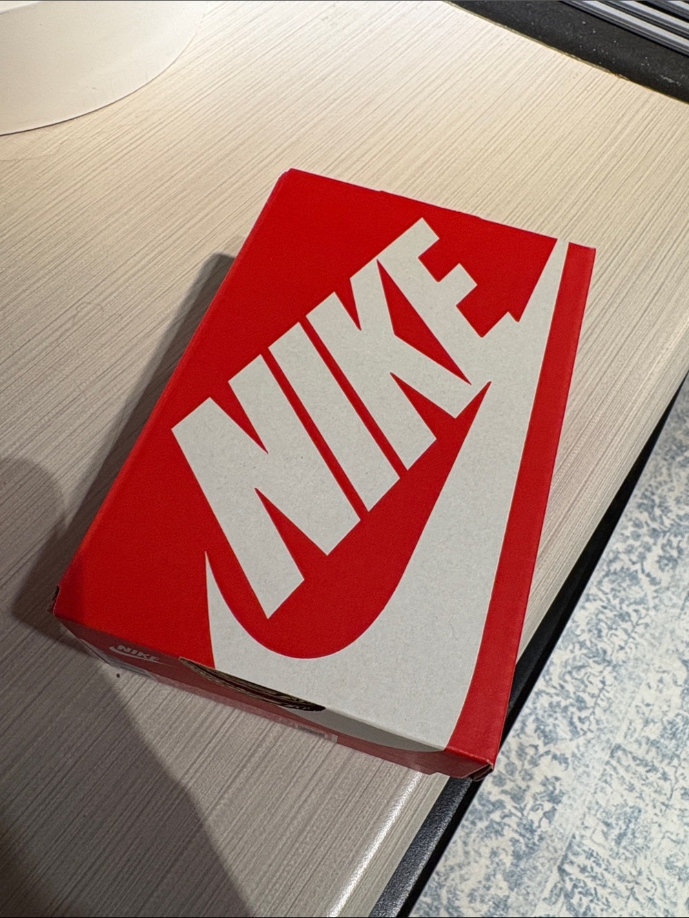 Nike Red & White Logo Shoe Box